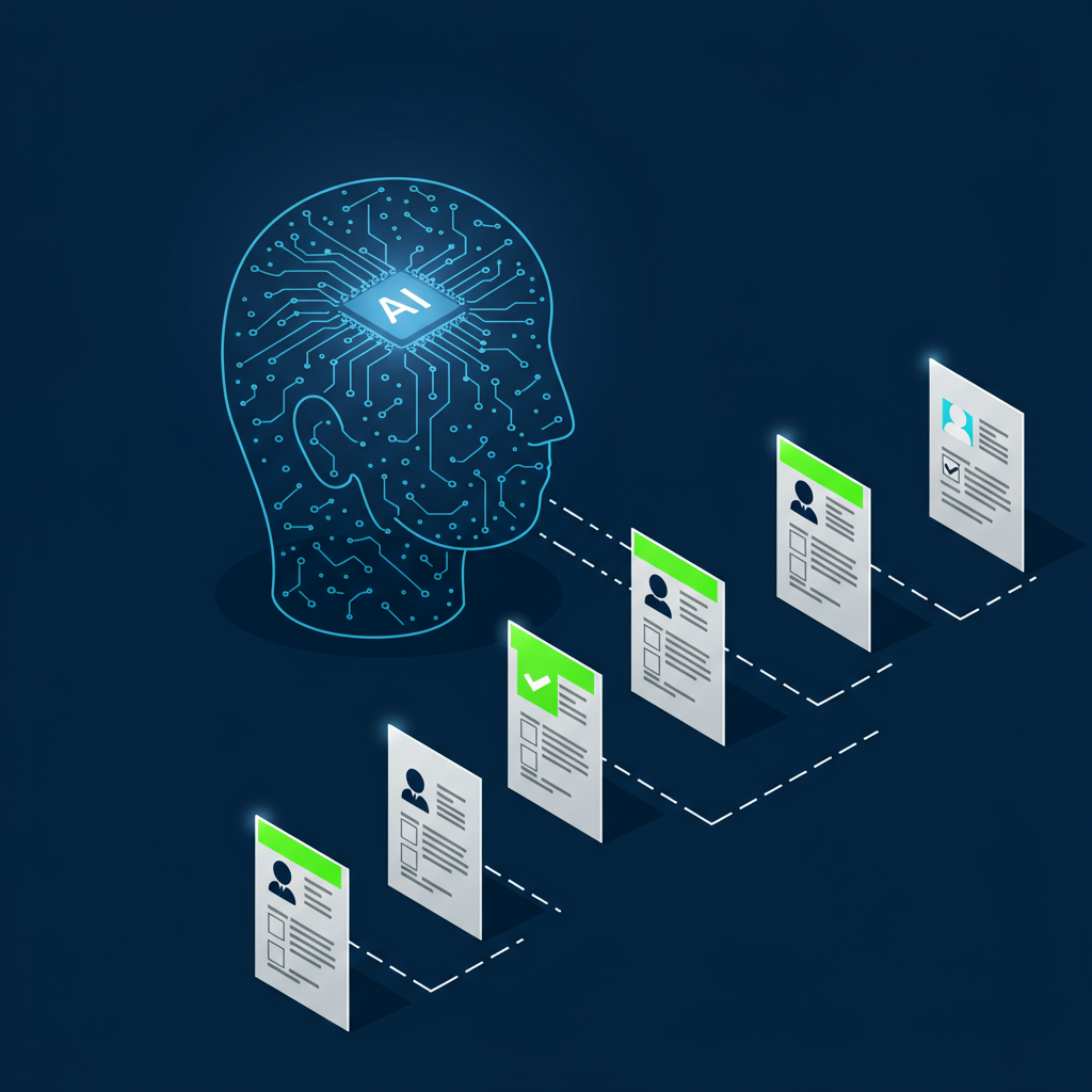 AI analyzing resumes