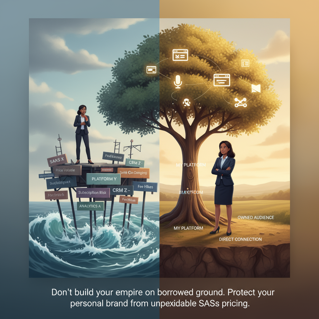 Your Personal Brand is Built on Rented Land: How to De-Risk Your Business from Volatile SaaS Pricing